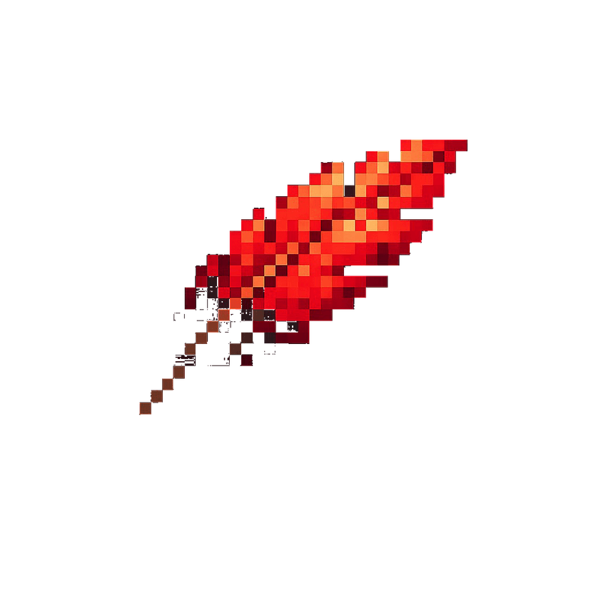 Cardinal feather